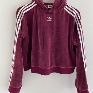 adidas Originals Burgundy Hoodie
